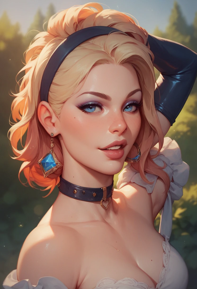photorealistic,realistic, solo, photorealistic, best quality, ultra high res, 1girl,, sits , blonde hair in a ponytail, (big boobs), wearing a small short dress ( in Brown leather),off-shoulder,strapless, breeze blowing through the grass,, , 1girl, ((Middle Ages)), (((medieval fantasy))), ((viking)), beautiful, masterpiece, best quality, extremely detailed face, perfect lighting, 1girl, solo, (((sad))), , best quality, ultra high res, photorealistic,, ultra detailed,, masterpiece, best quality, , nancy1, large breasts, cleavage,