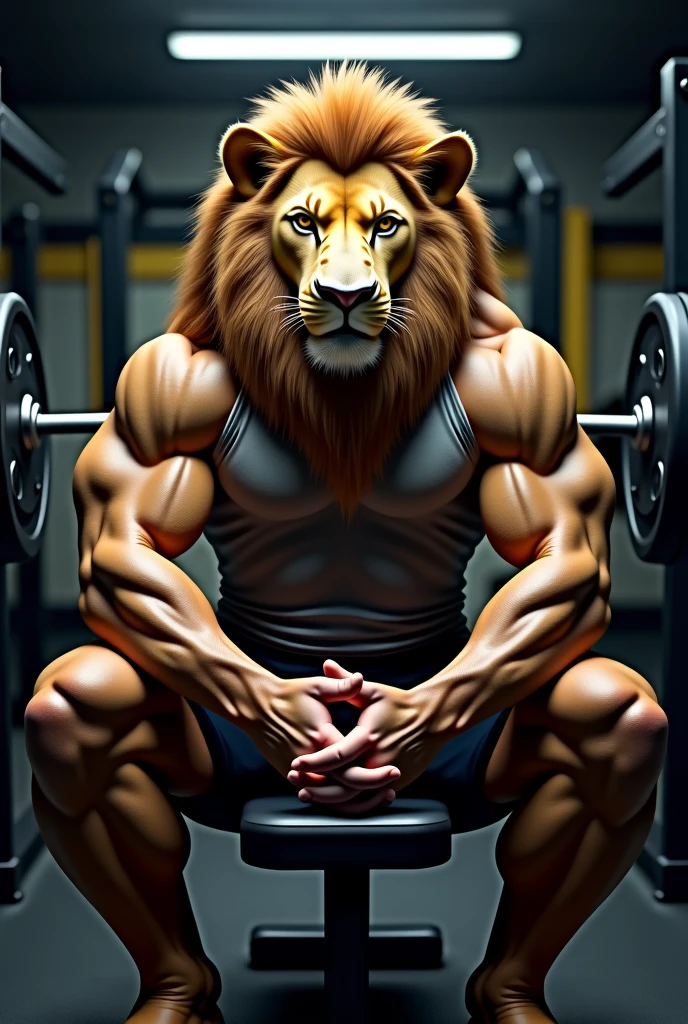 Lion, ((big huge mane)), (((arm crossed))), ((presenting pecs)), looking at viewer, ((happy smile)), ((happy face)), photo studio background, jockstrap, detailed nipples, beefy muscular body, athletic muscular body, fitness muscular body, face focus, bodybuilder muscular body, swole muscular body, buff muscular body, muscular male, muscular, detailed fur, detailed muscles, bright body, detailed face, high detailed, high resolution, high quality, beautiful eyes, detailed eyes, (big muscles), (muscular serratus), (muscular oblique), (muscular v-cut), (big butt muscles), ((broad muscular shoulder)), ((big muscular thighs)), ((detailed muscular abs)), (((((huge muscular pecs))))), ((big muscular biceps)), ((big muscular triceps)), ((big muscular quads)), ((big muscular deltoids)), ((big forearm muscles)), (muscular anthro), manly masculine male, by bruteandbrawn, by personalami, by kenket, (intricate, high detail, film photography, soft focus, RAW candid cinema, photorealism, realistic, photorealistic, analog style, subsurface scattering, masterpiece, best quality, ultra realistic, 8k)
