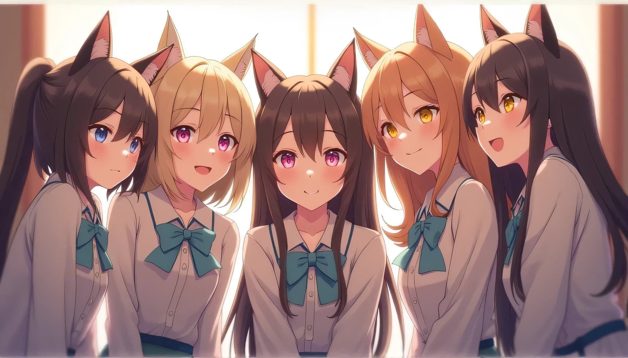 5 cat girls