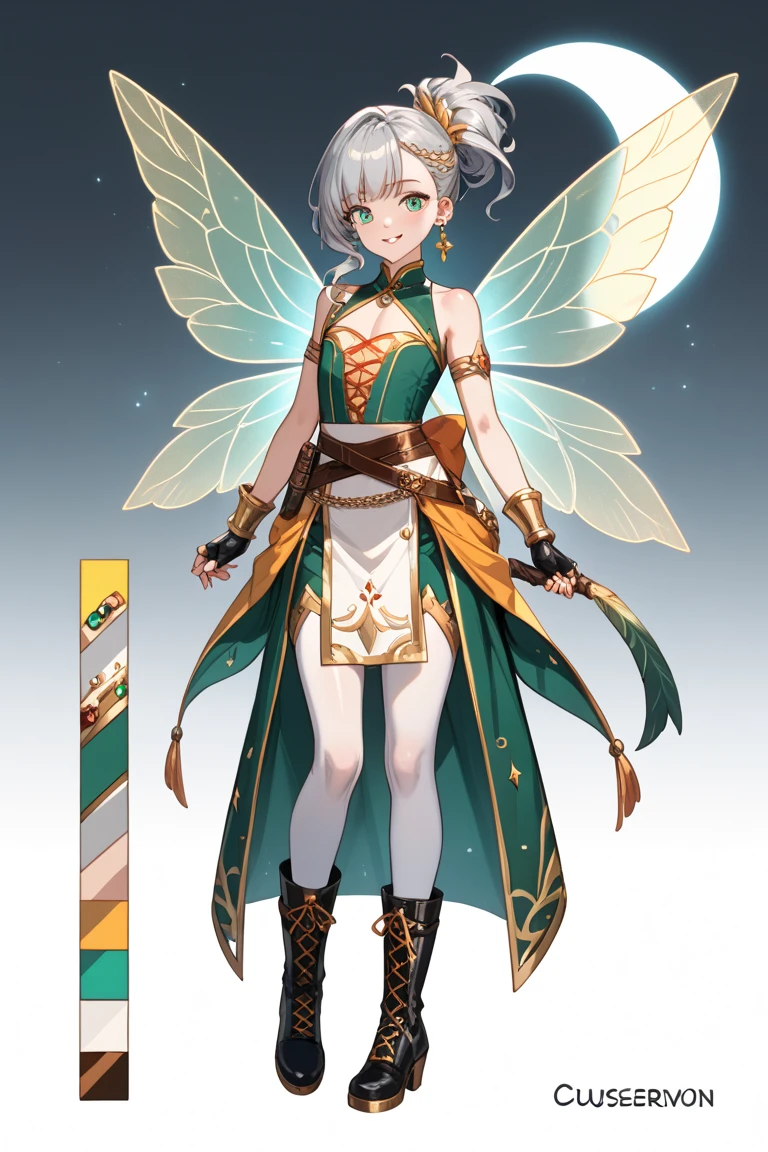 ((Three-view of roles)), ((tmasterpiece))、((Top quality))、((CharacterDesignSheet，Same role，frontage、Lateral face、on  back))，illustration, ((1 Southern Girl，Gorgeous costumes，Oriental beauty，Fantasy elves))，（Western Regions dancer costume，gossamer，gold chains, pretty eyes, ）,Fantasy setting,Environmental Scene Change, Pose too, , charturnbetalora, (simplebackground, white backgrounid: 1.3)， Magic the Gathering, fanciful, character concept, character art, Character portrait, Cartoon, Best quality, Best resolution, 4K