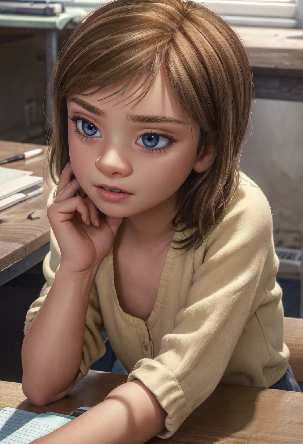 baby girl, blonde hair, blue eyes, freckles