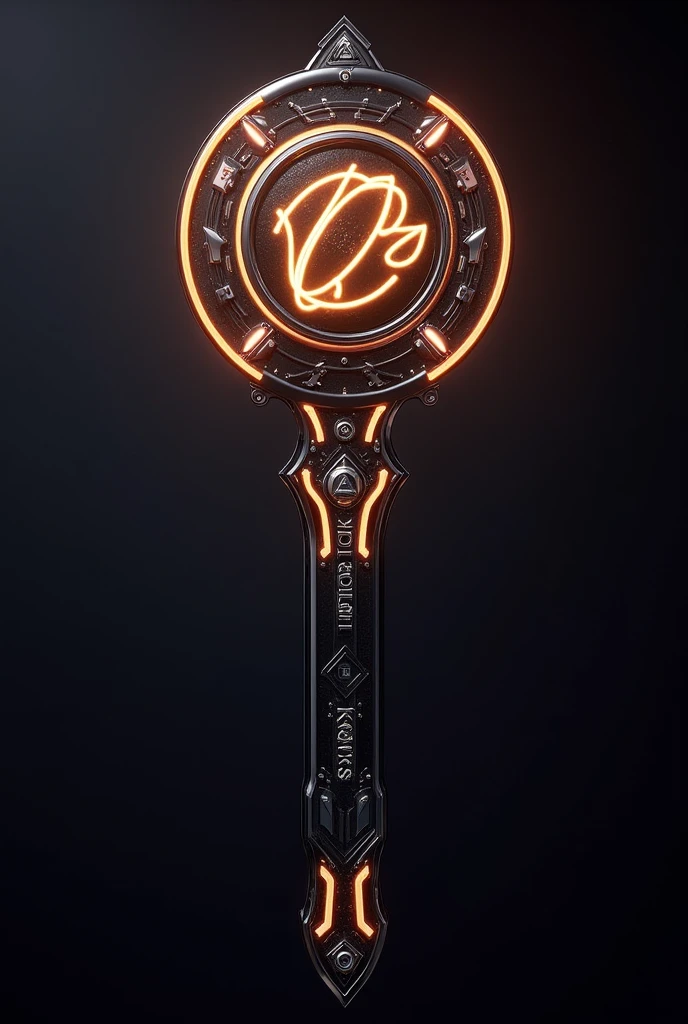 Lightstick di un gruppo kpop di nome "kiss black"
