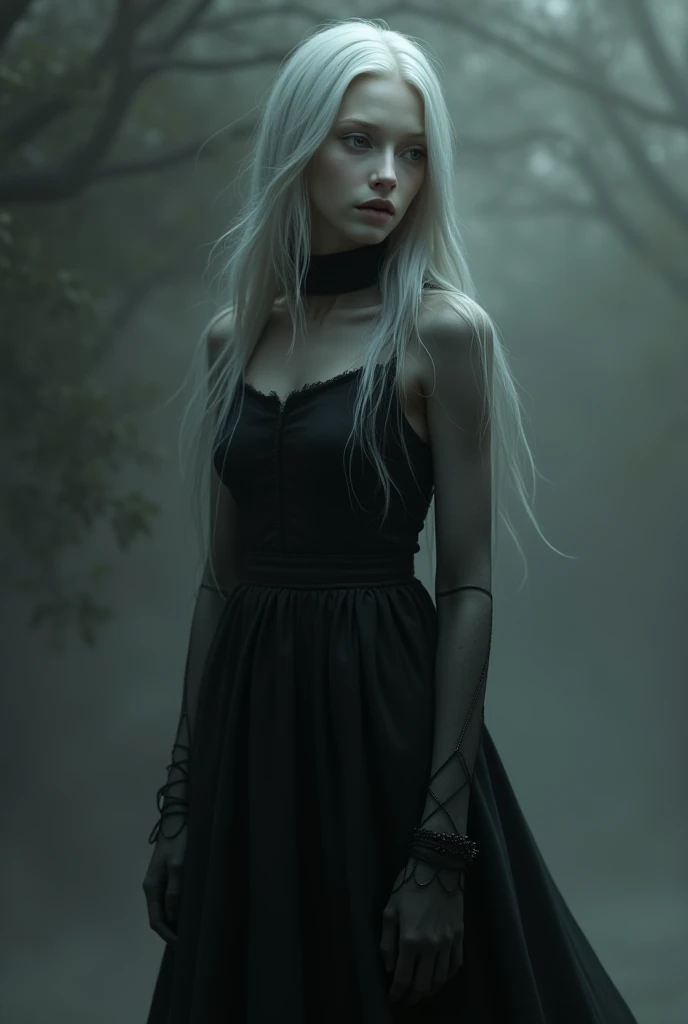 girl、red、Gray Hair、sexy、
((1人のgirl, alone, alone, Ninim, Gray Hair, redい目, hair ornaments, Long Hair, ((alone, (1 Female, Very detailed, Soft indirect lighting, 4K, Perfect Eyes, Perfect Face, Perfect lighting, a 1 person)), ((Black Dress, fog, haze, night, )In combat、Fight、anger、smile、garter belt、