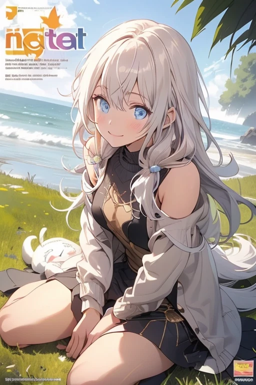 index, index, (Green Eyes:1.5), Silver Hair, Long Hair, (Flat Chest:1.2),Grin,Oversized one-shoulder sweater,Skinny jeans,Stiletto heels,Sunset,evening,The sun is setting,Walking,whole bodyがイラストに入るように,Cold Sky,White Breath,
break looking at viewer, whole body,
break outdoors, Building district,
break (masterpiece:1.2), highest quality, High resolution, unity 8k wallpaper, (figure:0.8), (Beautiful fine details:1.6), Highly detailed face, Perfect lighting, Highly detailed CG, (Perfect hands, Perfect Anatomy),