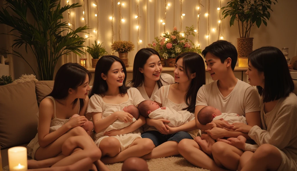 Intimate 'Nesting parties' celebrating new parents in cozy settings