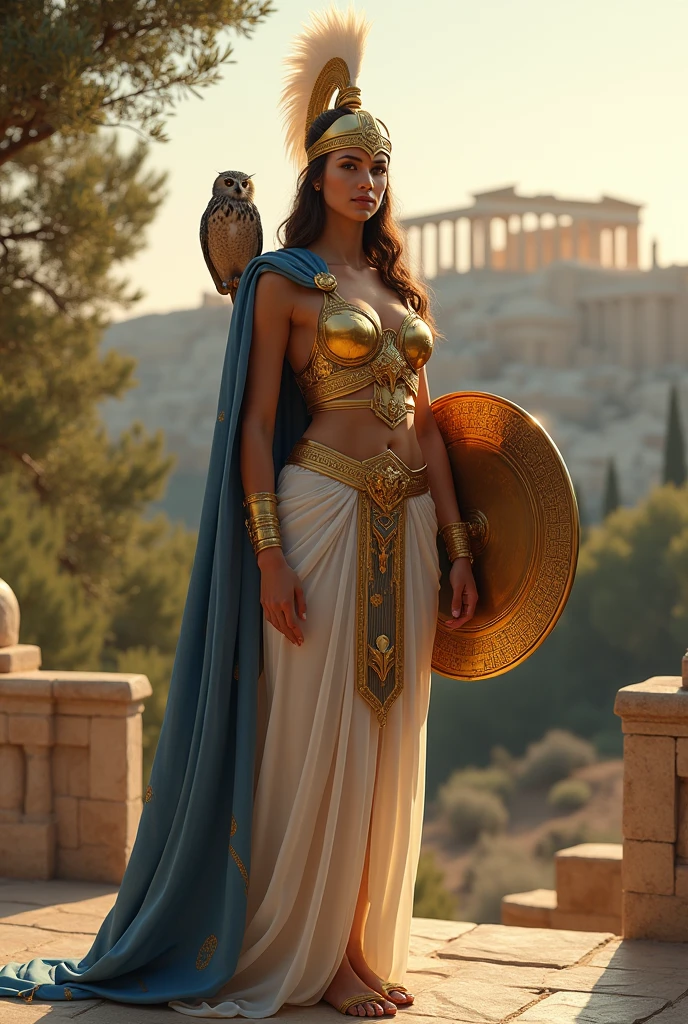 ancient egyptian statue for a beautiful woman, whom age is 21 years old , big boobs , statue for a perfect body woman , statue of girl legs are beautiful , full detailed picture , 8k , full body , statue is located in temple