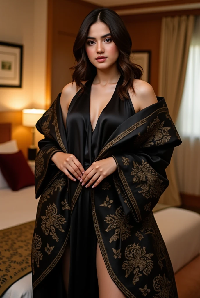 (masterpiece), (best quality), highly intricate details, (photorealistic:1), (1girl, wearing kimono), (colour photo:1.3), (dark tone low key film:1.5),(((dark tone low key film:1.4))), (dark photo:1.3), masterpiece, best quality, detailed slim legs, feet, dark background, standing, with perfect face, beautiful face, beautiful eyes, charming, ((young American female:1.5)), prestige, luxury, jewelry, intricate detail, full body angle shot, yakuza, traditional clothes, emphasizing, picture-perfect face, (supermodel:1.4),(kimono), (long black_hair:1), (mature female, perfect  body, correct proportions:1.1), perfect face, beautiful face, beautiful eyes, ((perfect  body)), fantasy, dreamlike, unreal, (rich:1.9), In the picture, exuding confidence and allure. The overall tone of the image is dark, ((big size beautiful breast)), deep cleavage:1.2, big breast,

....Tall, athletic, Triangular face, Fair Skin, Long brown hair, hazel Eyes, [[Curved Nose]], Thick Lips, Round Chin, Instagram model, cheerful smile, medium breasts, coral stain lipstick,
Masterpiece, hi res, 8k, award winning, RAW photo, high quality, 35mm photograph, film grain, bokeh, professional, 4K, highly detailed, 
