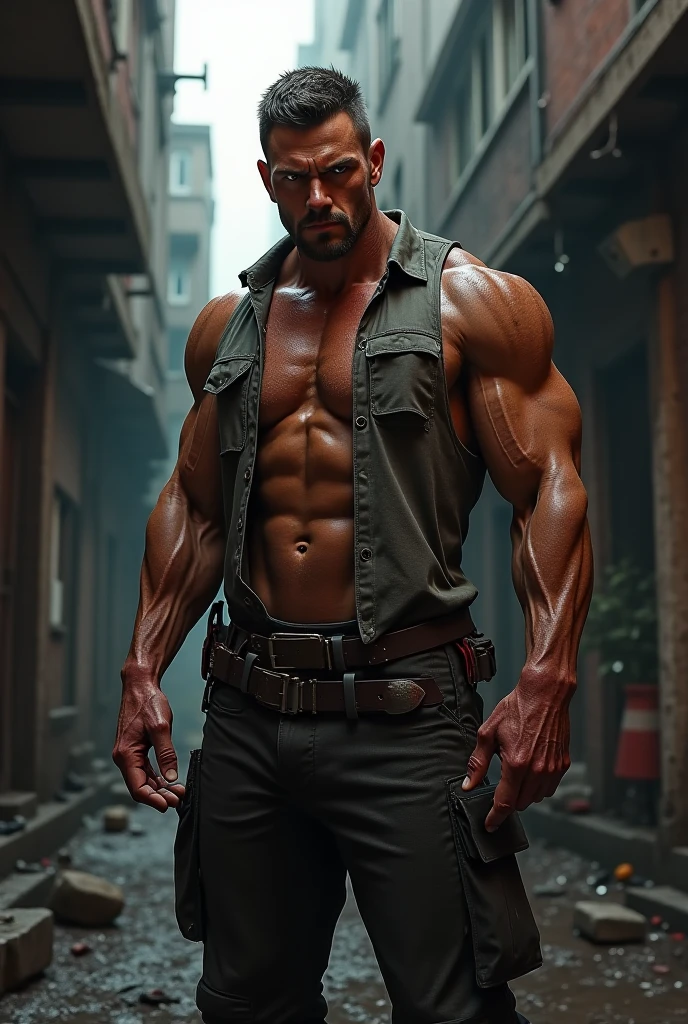 Wolverine  (masculino )sombrio com roupa branca com detalhes metalicos com luzes de neon alta qualidade 8 k  3 d