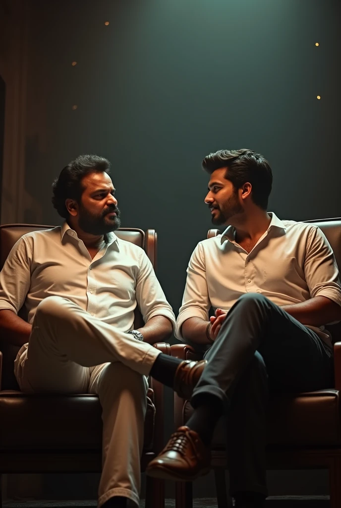 Show a AR Rahman smoking with Ilayaraja