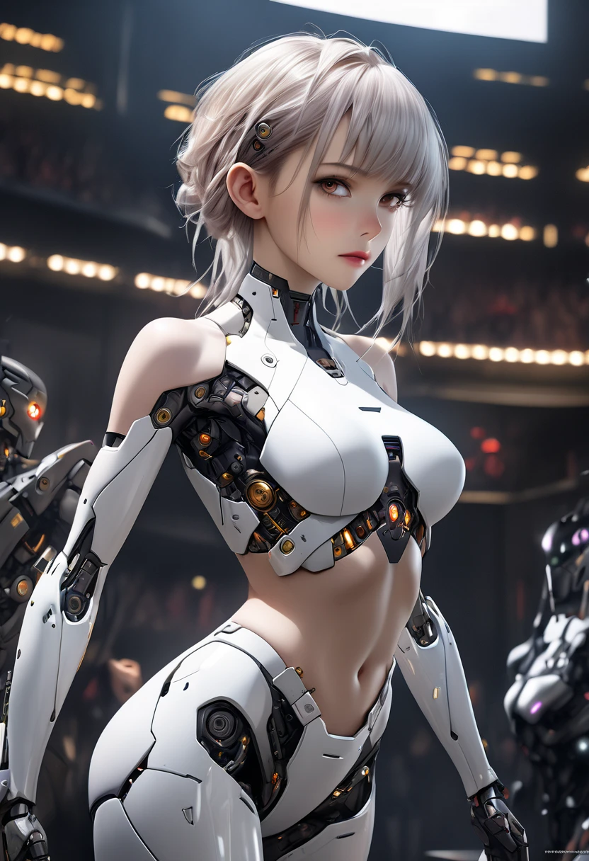(quality)), ((masterpiece)), Recommended results、Puffy nipples、(see through:1.5)、straighten your back、abdominal muscles、huge bust、angle to floor:1.2、low camera angle、Hair loss on crotch,Hatsune Miku,(cyborg girl),(cyborg girl:1.5),maid android,((1 girl)),((mechanical girl with extremely charming and beautiful pale nipples 金色的 hair)),(big breasts:1.4),Breast sagging,(((pale nipples 金色的 bob hair:1.35,Colored inner hair,short hair,ear breathing))),(((toy doll))),((pale nipples white skin,toy doll joints:1.5,Manipulator:1.5)),((silver armor dress,Tesla Coil)),((maid mechanical toy doll:1.5,body:1.5,metal skin,ball joint,cyborg:1.5, part:1.5,:1.5,Mechanical joint: 1.4,mechanical limbs)),(((pale nipples_blue_Eye:1.3))),((fat)),(((shiny skin:1.5,bright skin: 1.5,shiny skin,very shiny skin,shining body,plastic glitter skin,exaggerated shiny skin,glowing skin,wet legs))),(lower abdomen,Yao Liu,wide hips,detailed body,(Detailed face)),charming,slutty,Tempting,,((national foundation)),(maid headdress),only_Shoulder,Delicate metal decoration,hat,(maid),sleeveless,mini skirt,boots,art photography,(Photos taken by sldr),high resolution, sharp focus,(super detailed, Very detailed), (realistic artwork:1.37),(Very detailed CG unity 8k wallpaper),((Synthwave background theme)),(((bright colors))),complicated,(complicated background),(masterpiece),(最好的quality),Perfect face,Perfect facial details,realistic face,lifelike,analog style,((complicated detail)),(((realism))),