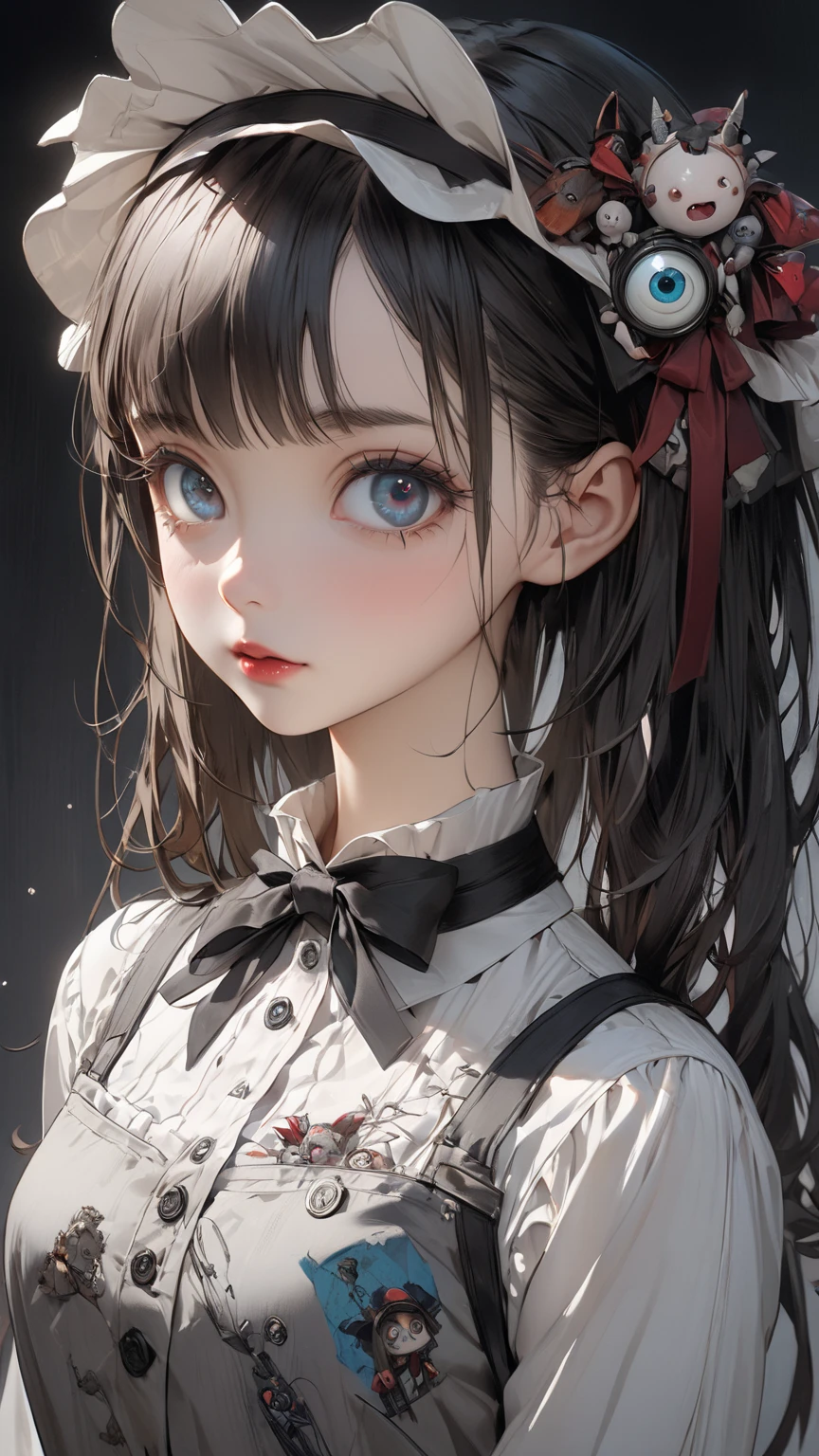 a lovely young girl,Cat-eared girl,