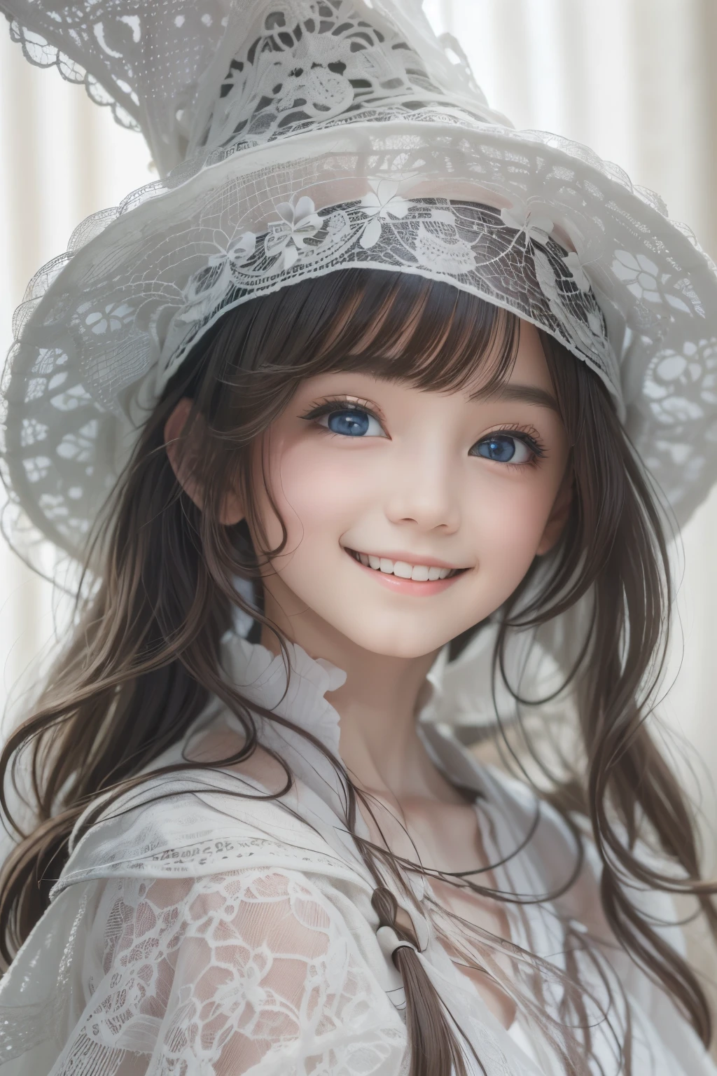 detailed face, cute face,(8K, Highest quality, masterpiece: 1.2), Super detailed, Highest quality, Ultra-high resolution, Professional Lighting,, Paris , Storm scene, Edwardian woman in white, watercolor