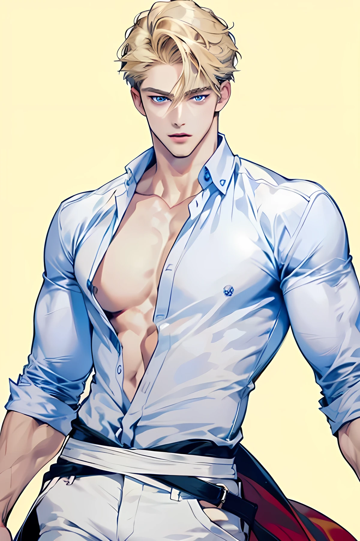 masterpiece,highest quality,male focus,(manly),masculine charm, handsome face,finely fine blue eyes and face, like々nice face,(alone),(alone),fine eyes, perfect functionality,(20-year-old male),tight waist,1 boy,