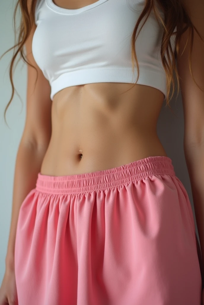 looking at viewer,((highest quality、Best Quality、Real Humans、)), (Super detailed), (Highly detailed CG uniform 8k wallpaper), Extremely detailed, High definition raw color photos, Professional photography,((Artwork、Light pink lace panties detailed as pictured、The wind lifts the clothes、Underhoot from below,)),