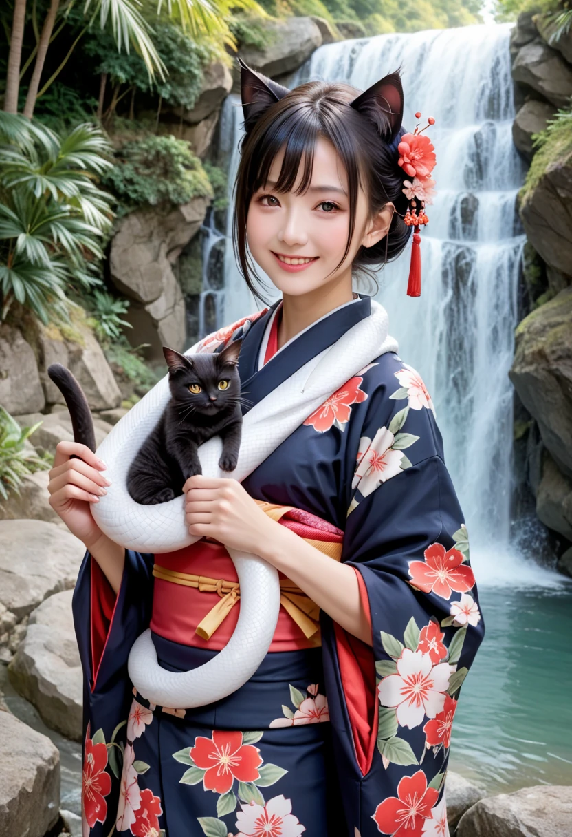 Beautiful Japanese women　Cat-like