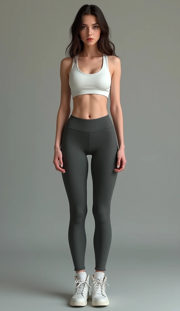 Create me a girl with leggings and tantop