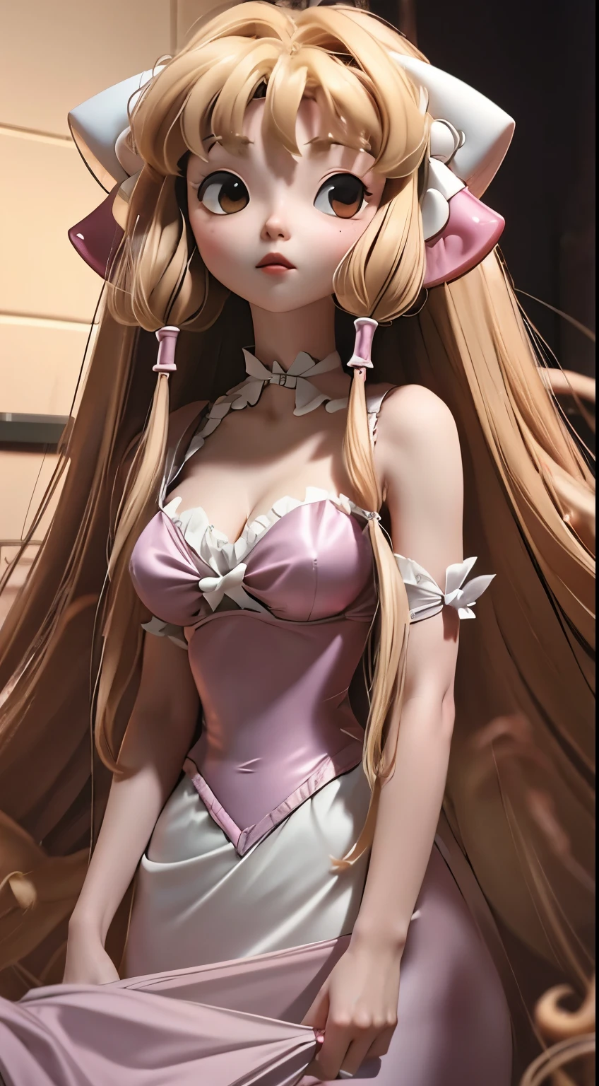 Chobits is very hot. busty. cutout. production