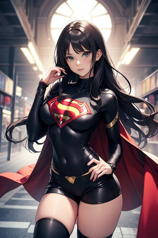 1female,16 yaers old,Huge breasts, 独奏, Supergirl,superman logo, space,White transparent court costume, Pornographic exposure,Exposure of bikinis,space ship,cyber punk perssonage, She has long flowing hair, Bare genitalia, standing on your feet,Bigchest,Wet straight hair,sweat profusely,drenched all over the body, From the front side, hair straight, mostly cloudy sky,(((tmasterpiece),(Very detailed CG unity 8K wallpaper),best qualtiy,cinmatic lighting,detailed back ground,beatiful detailed eyes,Bright pupils,(Very fine and beautiful),(Beautiful and detailed eye description),ultra - detailed,tmasterpiece,)),facing at camera,A high resolution,ultra - detailed),,Very long hair,legs are open,Emotive expressions,Open-mouthed,Chest sagging,nakeness, Bulge,Expose the genitals,revealing breasts,Camel toes,with no underpants,extremely large bosom,Extremely colorful,Most detailed,fully body photo,The face is well lit