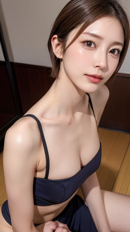  mature woman,masterpiece, slim slender, realistic, adult sex appeal, perfect body,Ultra short hair, beautiful faces,Facial beauty, Japanese women, POV shot