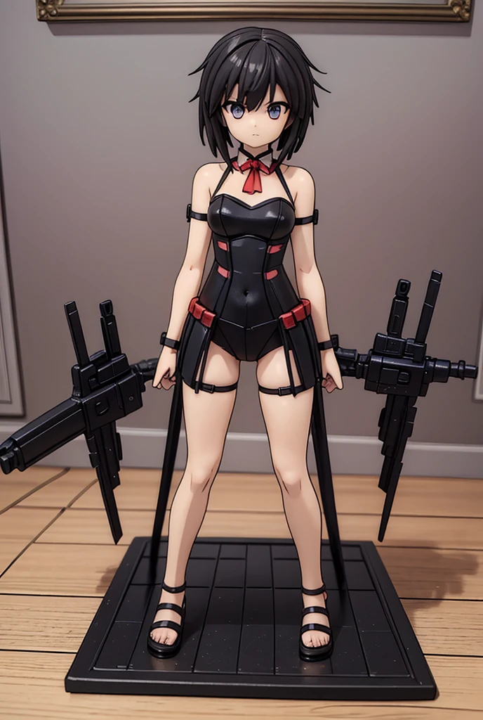 power_(chainsaw_man\), 8K, 1 girl, full body, beautiful long leg, slim body, narrow waist, barefoot, bare arms, bare shoulders, standing, model figure, bikini, skinny, emaciated, thin, (micro bikini: 1.4), full body, NSFW