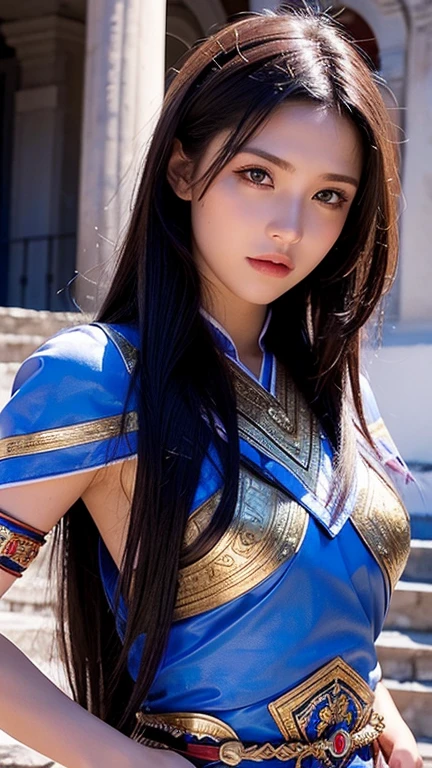 Beautiful Warrior in Battle、Pure girl、Pretty beauty、
