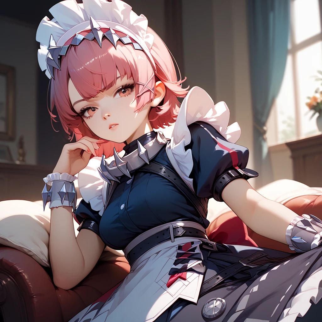 1girl, ellen_joe, maid_headdress,nendoroid