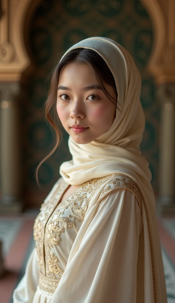 Change this image to blur background and this gril