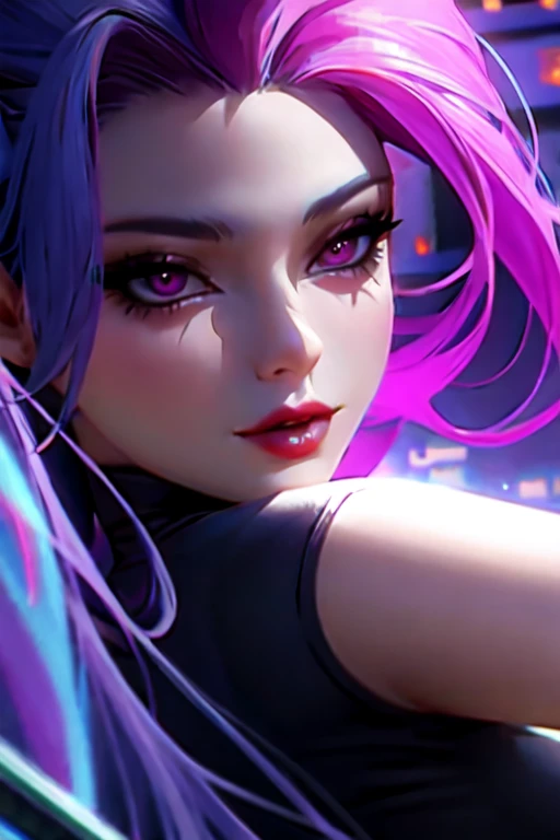 jinx com uma arma brilhante na mão Arcane art style, shooting at the city and lots of action ,  arcana, painted in arcane style, do league of legends, Jinx do Arcano, arcane : league of legends, portrait of Jinx do Arcano, arcane league of legends, league of legends arcane, jinx de league of legends, Arcane art style