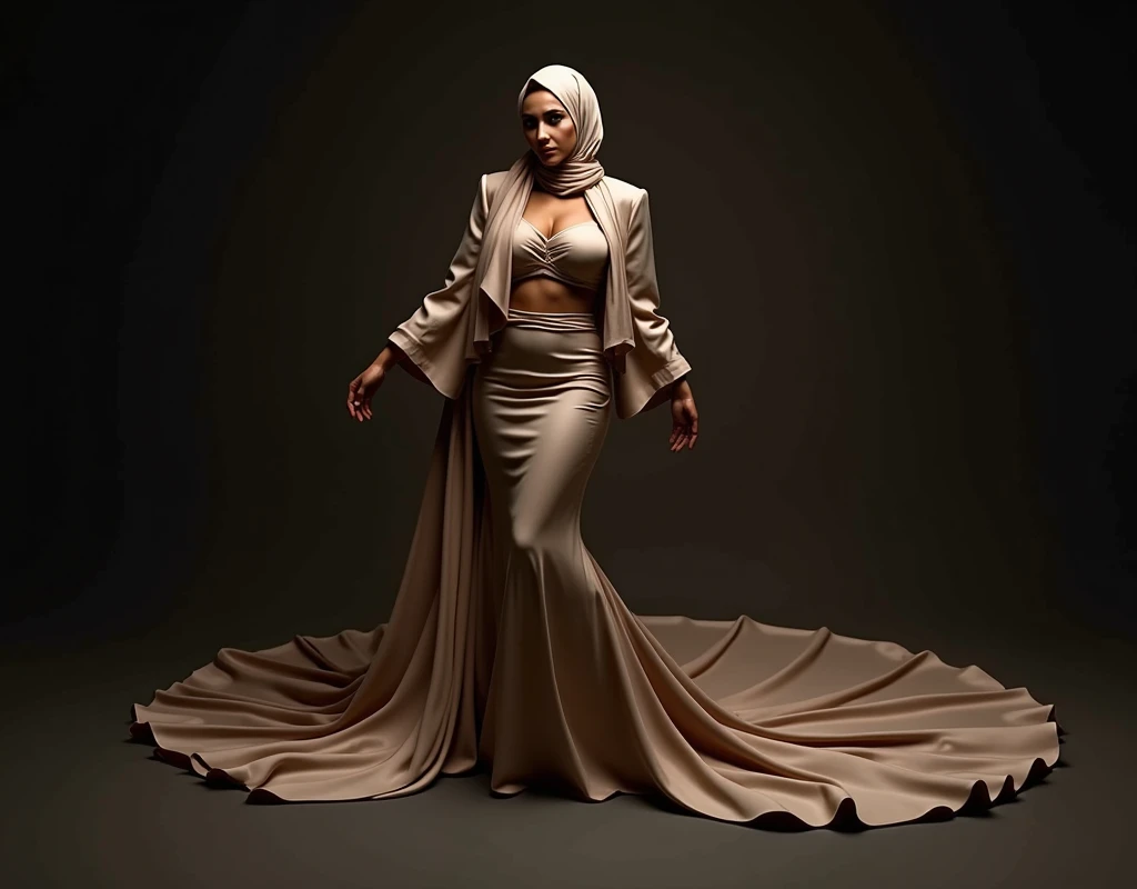 Liza, (best quality), ((full body)), sexy, blonde, blue eyes, red lipstick, big breasts, (((naked, no clothes, pubes with hair))), beautiful pussy, protruding clitoris, hot, skinny, slender, high heels, Shy pose, Shy, hijab, tight, jewelry, full body, portrait, vibrant colors, soft lighting, elegant feminine, seductive look, delicate features, polished makeup, elegant attire, confident expression, ethereal beauty, Elegant, graceful posture, exquisite details, captivating presence, striking silhouette, modern aesthetics, intimate atmosphere, Glamorous atmosphere, sophisticated charm, radiant complexion, enchanting smile, professional photography, film composition, flawless complexion, Extravagant accessories, dynamic energy, artistic interpretation, captivating allure, Confident Balance, modern fashion, attractive fashionista, Seductive Allure.), Elegant Perfectionism, Intimate Portrait Composition, Cyan and Amber, Surrealist Dreams