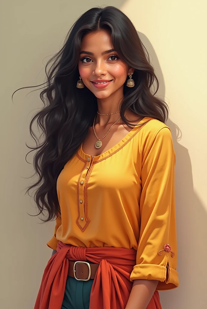 18 years old Indian girl in western outfit