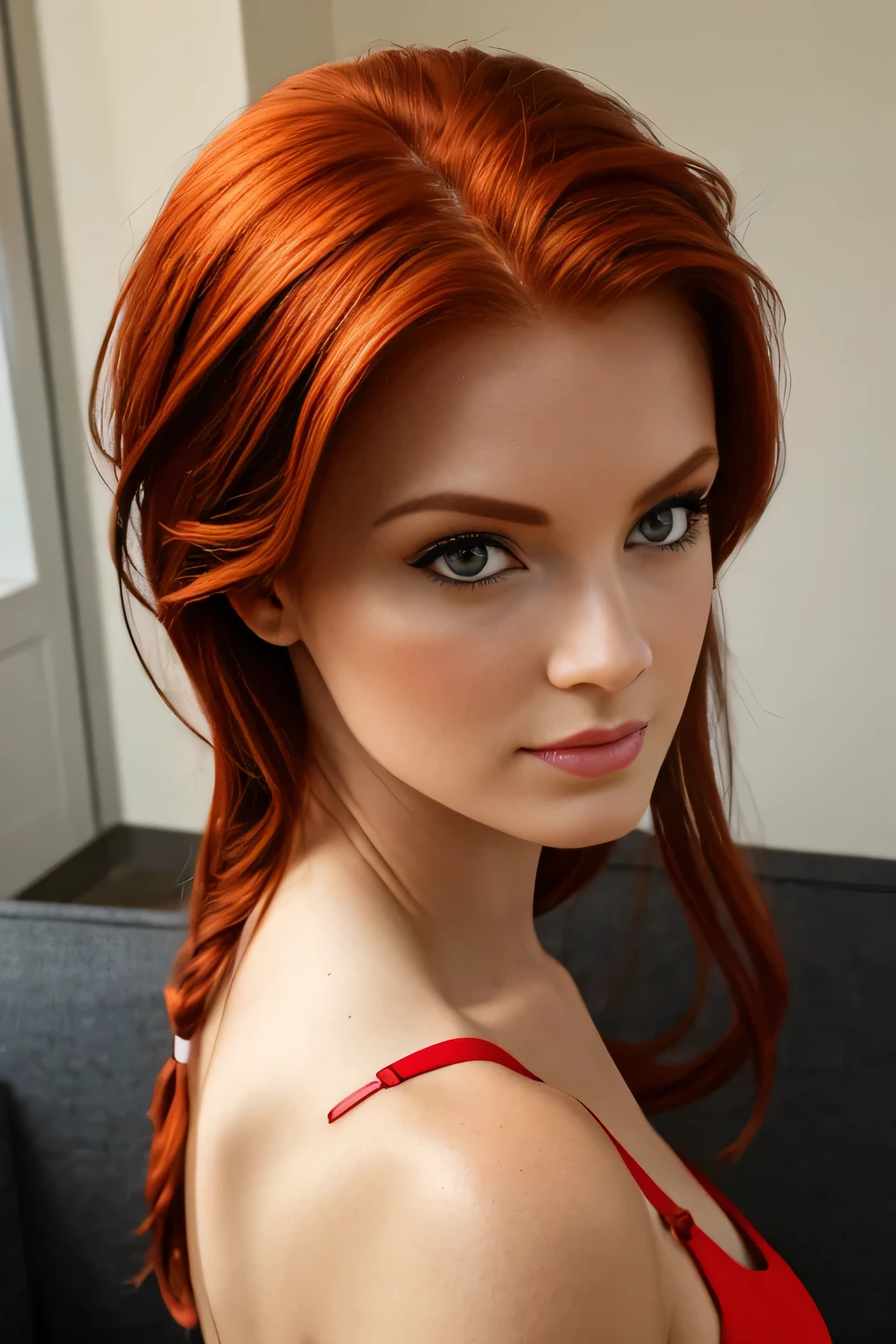 redhead woman