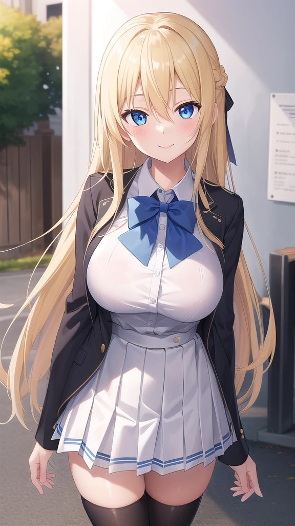 (masterpiece:1.2), (highest quality:1.2), Curvy but slender body, perfect eyes, perfect face, perfect lighting, 1 girl, long hair, curly hair, fine clothes, detailed outdoor background, compensate, eye shadow, thick eyelashes, fantasy, (maid)、whole body,alice in wonderland、Bright and beautiful face、young shiny glossy white shiny skin、the best beauty、the most beautiful bright blonde hair in the world、thin hair、super long straight hair、Shining beautiful bangs、Shining crystal clear big blue eyes、Very beautiful lovely 17 year old most beautiful girl in the world、big and full breasts、tits、a sexually excited look、((She shyly lifts her skirt to show her panties、I'm seducing you))