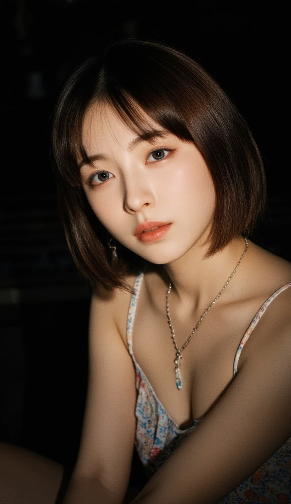 ((Snapshots of everyday life, Clear photos, Take a full body photo:1.6)),
(Wearing a volleyball team uniform:1.6),
(No bra, The shape of the nipples is visible,rich,Beautiful thighs,Ultra-detailed skin,Small pores in the skin:1.4),

((Her body is incredibly beautiful and stylish, She has an angry look:1.5)),
((she is lying on her back on the bed:1.6)),

((18-year-old, Beautiful stylish girl, Naughty lips, Sexy body, Body facing forward:1.4)),
((Small breasts, Flat Chest, chest is slightly drooping:1.2)),
((Large bedroom, Girly room, Spotlight:1.4)),

Eye focus, Narrow shoulders, Beautiful clavicle, Thin arms, Thin legs, The back of the hand is beautiful and feminine, Slim figure, Soft belly, Tight waist, Highly detailed face, super detailed breasts, Ultra-detailed skin, Fair skin, Shiny skin, 
Ultra-detailed lips, Fuller lips, Thick and soft lips, Glossy pink lips, Blushing, White teeth, blue eyes, 
Beautiful actress makeup, Make-up, Pink lipstick,
Dark brown hair, Delicate and soft hair, (Put your hair up, Fluffy short bob, ponytail:1.2), (Sweep your bangs to the side:1.2), 
(Stylish earrings,necklace:1.2),
