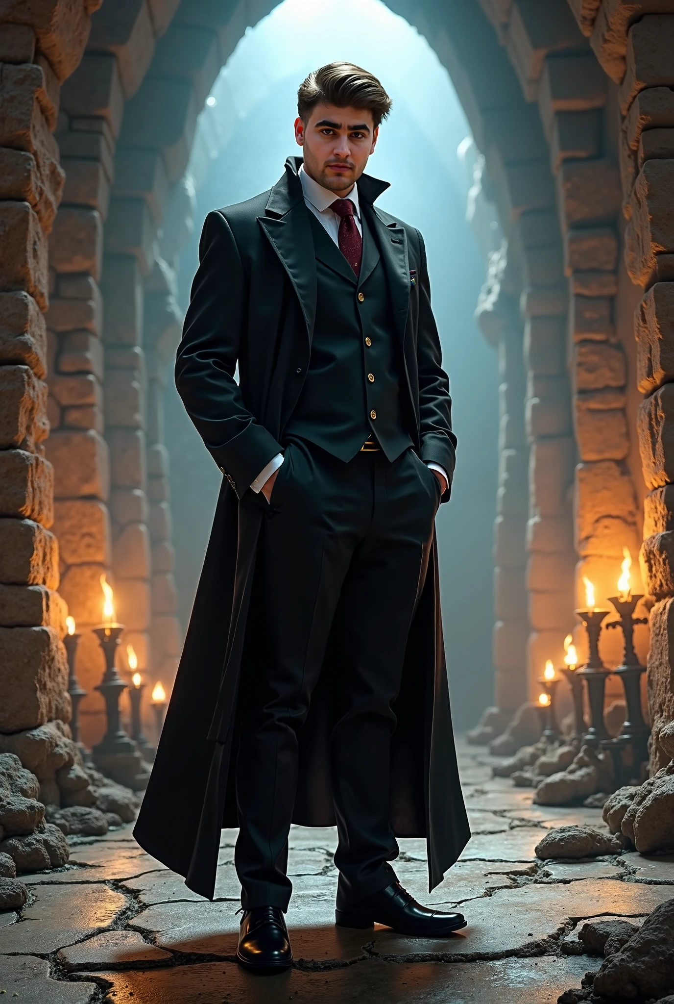 Dungeon master using a suit