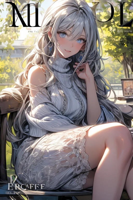 masterpiece, Highest quality, there is nothing, Girl and one guy, Small breasts, Long Hair, Grey Eyes, Gray Hair, Ahoge, bangs, Hair between the eyes, Floating Hair, Ocean, null, cloud, Beach, naked、 Wet, Sweat, Frowning,The penis enters the female genitals、blush、Red face、Embarrassing sitting