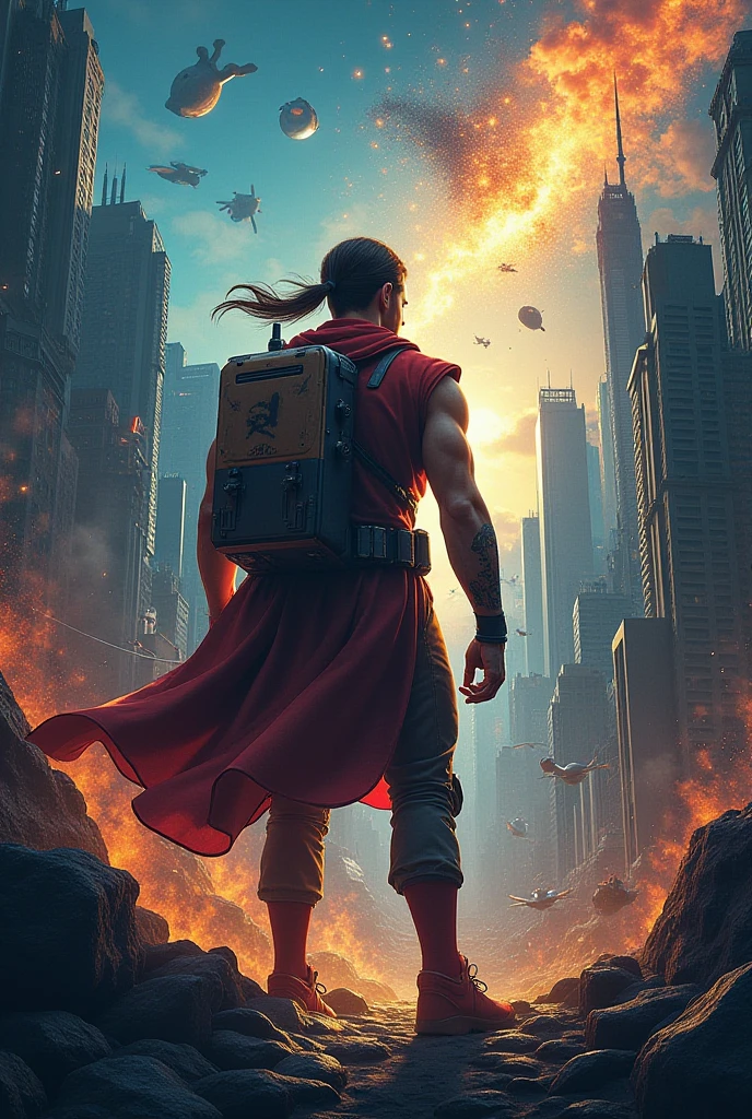 Change in to a super hero that loses he's hope during a battle