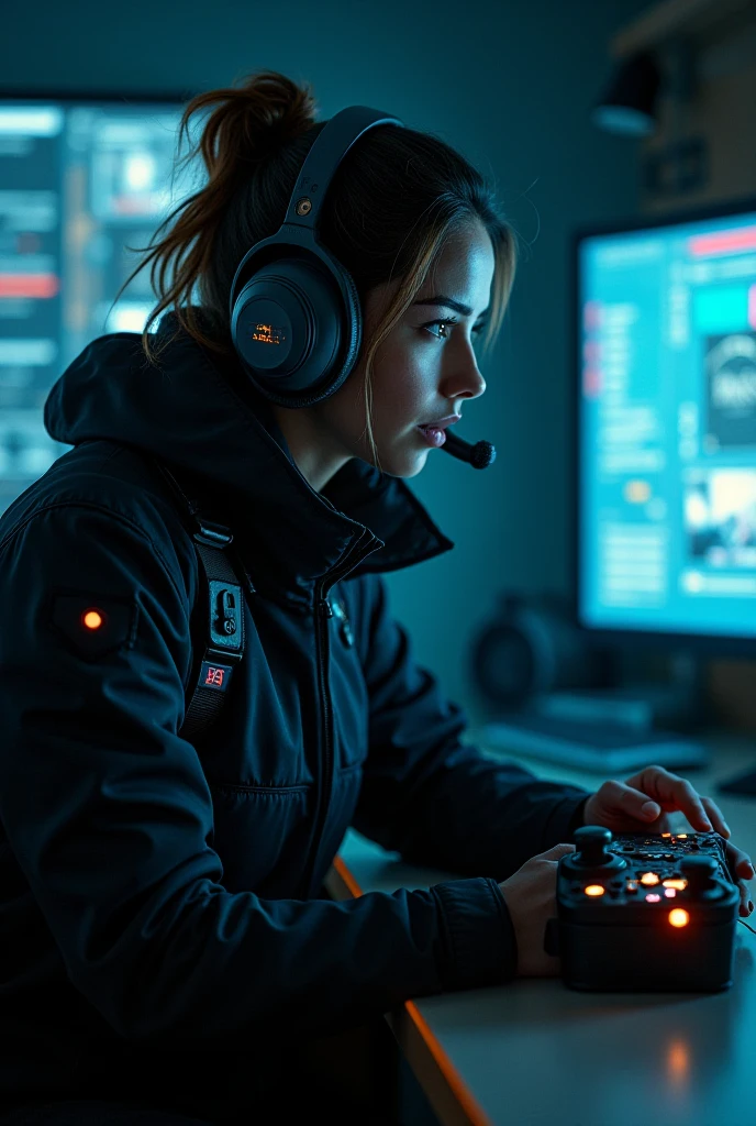 Profile photo for YouTube in gaming style, competitive games