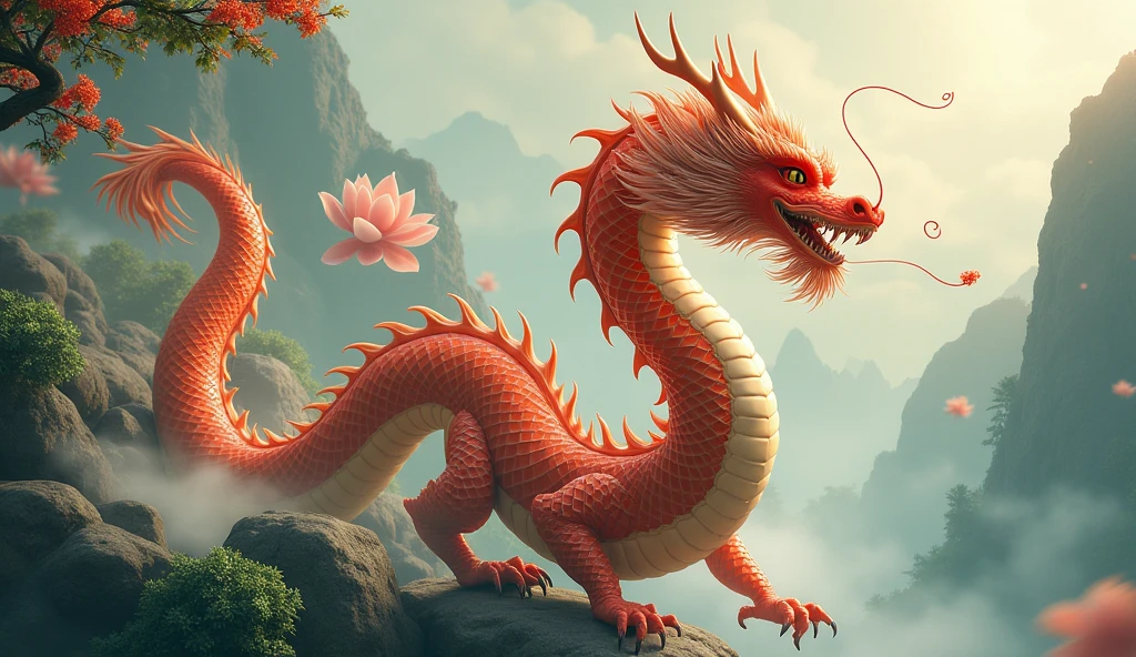 Tradition chinoise - culture du dragon，L'image majestueuse et puissante du dragon est portée à son extrême。