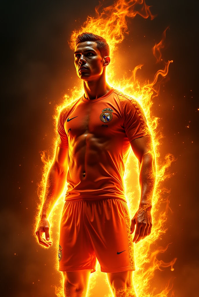 create man with four arms, wearing the Flamengo shirt 