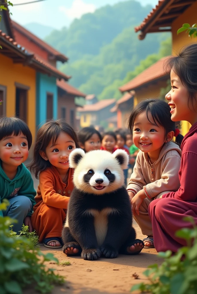 (8k、RAW Photos、top-quality、masterpiece:1.5)、(realisitic、Photorealsitic:1.5)、Ultra-detail、超A high resolution、lighting like a movie、(((Idols who love pandas)))、(((Japan girls)))、(((Wearing cute costumes with panda motifs)))、(Lots of pandas:1.5)、cute smile face、Happy and energetic atmosphere、dynamic ungle、Dynamic Lighting