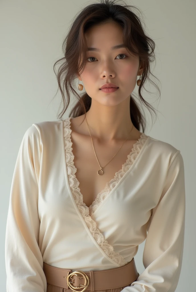 (masterpiece、Highest quality、Very detailed)、髪の色は深いDark brownです、Soft Waves、
(Skin is smooth、Lightly reflects light、Healthy shine)、(eyeはアーモンド型です、eye:Dark brown)、Long eyelashes、Flexible curls、Each one is clearly visible、Thin eyeliner、Natural eyelash shadow)、(Natural pink cheeks)、(Thick lips、smile)(Japanese 、Glamorous Body)、(See-through lingerie:1.55)、(inseam length:1.22)、(Beach:2.11、彼女の全身と表情に注eyeしてください)、(((eyeのハイライトと肌のディテール、Realistic details)))