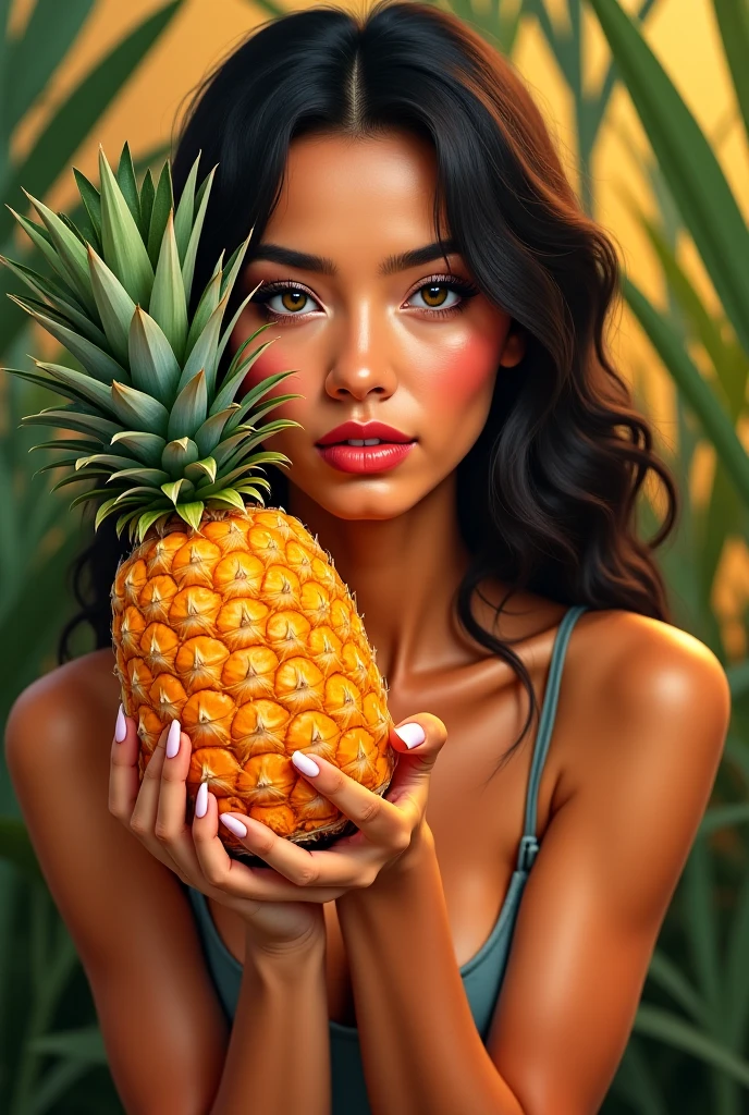 "Imagine uma obra de arte retratando uma suculenta,Banana colorida, Bright as a rainbow. BANANA is the central point of the composition, com suas formas e contornos suaves, convidando os espectadores a apreciarem sua beleza. The color palette is vibrant and lush, with rich and vivid tones that blend harmoniously on the surface of A BANANA . Vermelhos intensos, laranjas brilhantes, amarelos dourados, verdes exuberantes, azuis profundos e roxos encantadores criam uma sinfonia de cores que envolvem a fruta. Small details of light and shadow add depth and realism to the image, Making The Banana Look Almost Palpable. Through this artistic representation,, The Banana becomes a symbol of vitality, frescor e alegria, cativando os espectadores e convidando-os a saborear sua beleza colorida." , Romero Brito