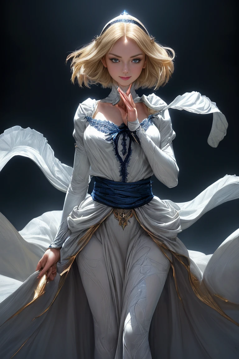 A garment, cloud pattern, European pattern, combination arrangement, exaggeration,