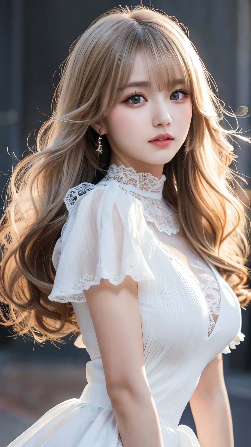 Gothic ****ta:2.0、round face:2.0、 Twin Tails 、Curly Hair:2.0、cowboy shot:2.0、Extreme pose、white Hair:1.0、Super Long Hair:2.0、Waist-length hair、Northern Europe:1.0、beautiful girl、White background、cute、Young、True Face、Shiny Hair、whole body、tab highest quality, figure, super detailed, finely, High resolution, 8k wallpaper, Perfect dynamic composition, detailed and beautiful eyes,blondes, Natural Color Lip,white background, random cute poses,