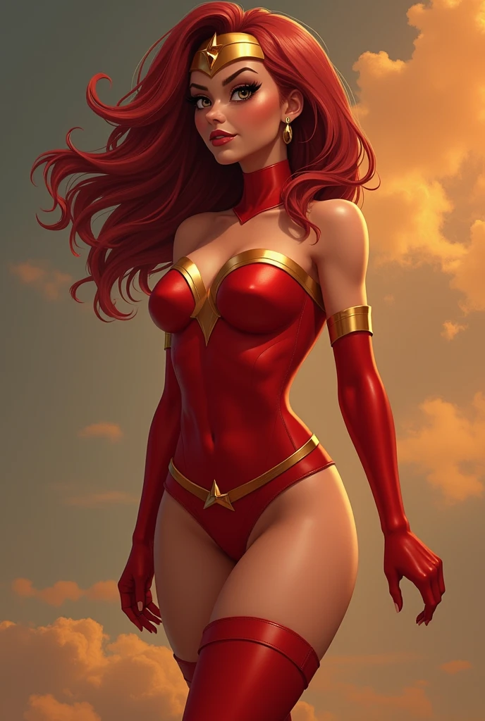 Mai Shiranui standing with fan in hand,melhor qualidade,Alto,(realistic,fotorrealista:1.37),vivid colors,ultra-detalhado,corpo inteiro detalhado partes intimas grandes e bem detalhada,Maio Shiranui SNK 2099,longos cabelos pretos fluindo,belos olhos detalhados,beautiful detailed lips,detalhes intrincados do rosto e do corpo,bright red costume clinging to her curves,dynamic pose,movimentos graciosos,Ambiente de queima,Cinematic lighting,sharp focus,Fundo exuberante do jardim,contraste de luz e sombra,subtle color grading,artistic interpretation