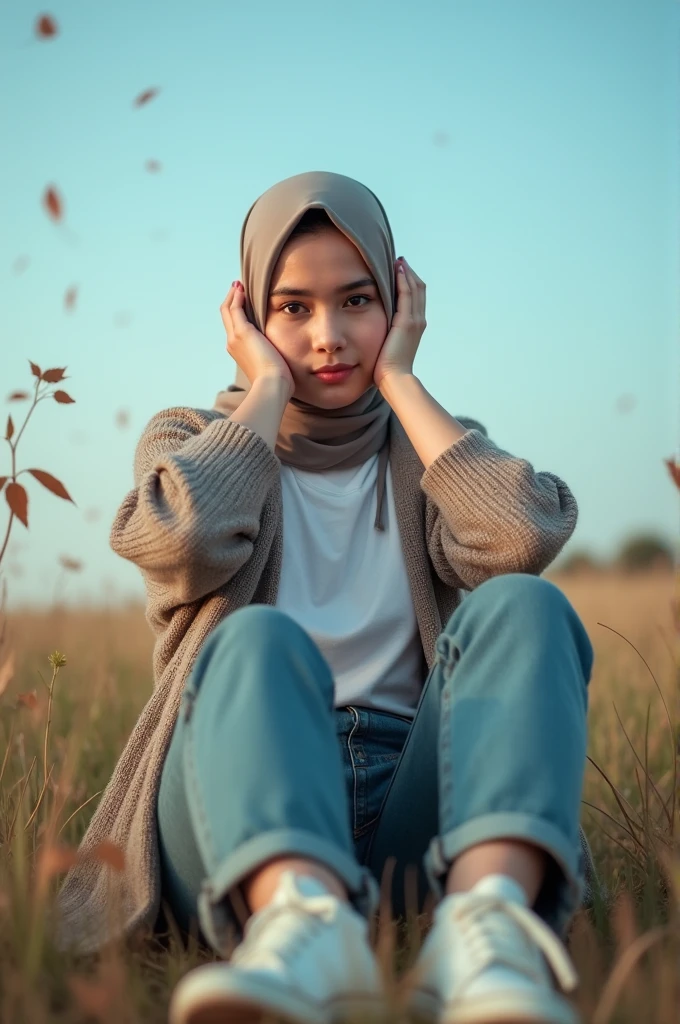 25 year muslim girl yellow shirt blue shalwar zameen per so kar apni legs ko oper utha rahi hai
