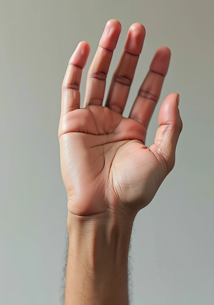 No, but that he has a wrist.