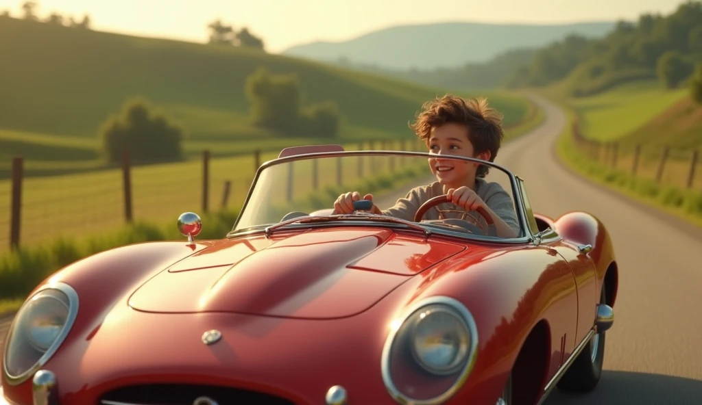 One boy age 18 drive sport