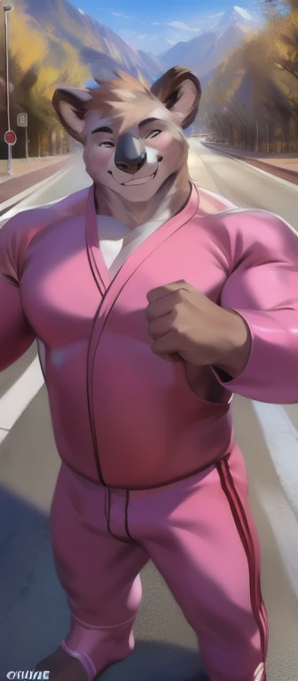 (masterpiece, best quality),  young man，Shyness blush，musculous, short blue purple and pink-orange hair, Dark gray eyes, complex, (dress room), full bodyesbian, White baseball uniform, Open light purple jacket, Pectoralis abdominal muscles，vivd colour,(depth of fields:1.2),(abs),Be red in the face，l huge bulge ooking at viewert，A piano，spread their legs，giant, fills the room ,  extremely tall, extremely muscular, extremely huge bulge , hyper muscular, superhuman,