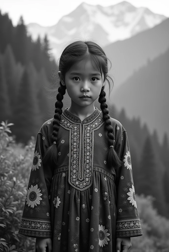 Native little girl